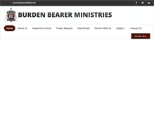 Tablet Screenshot of burdenbearer.org